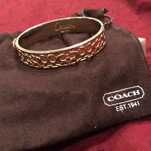 Coach hinged bangle